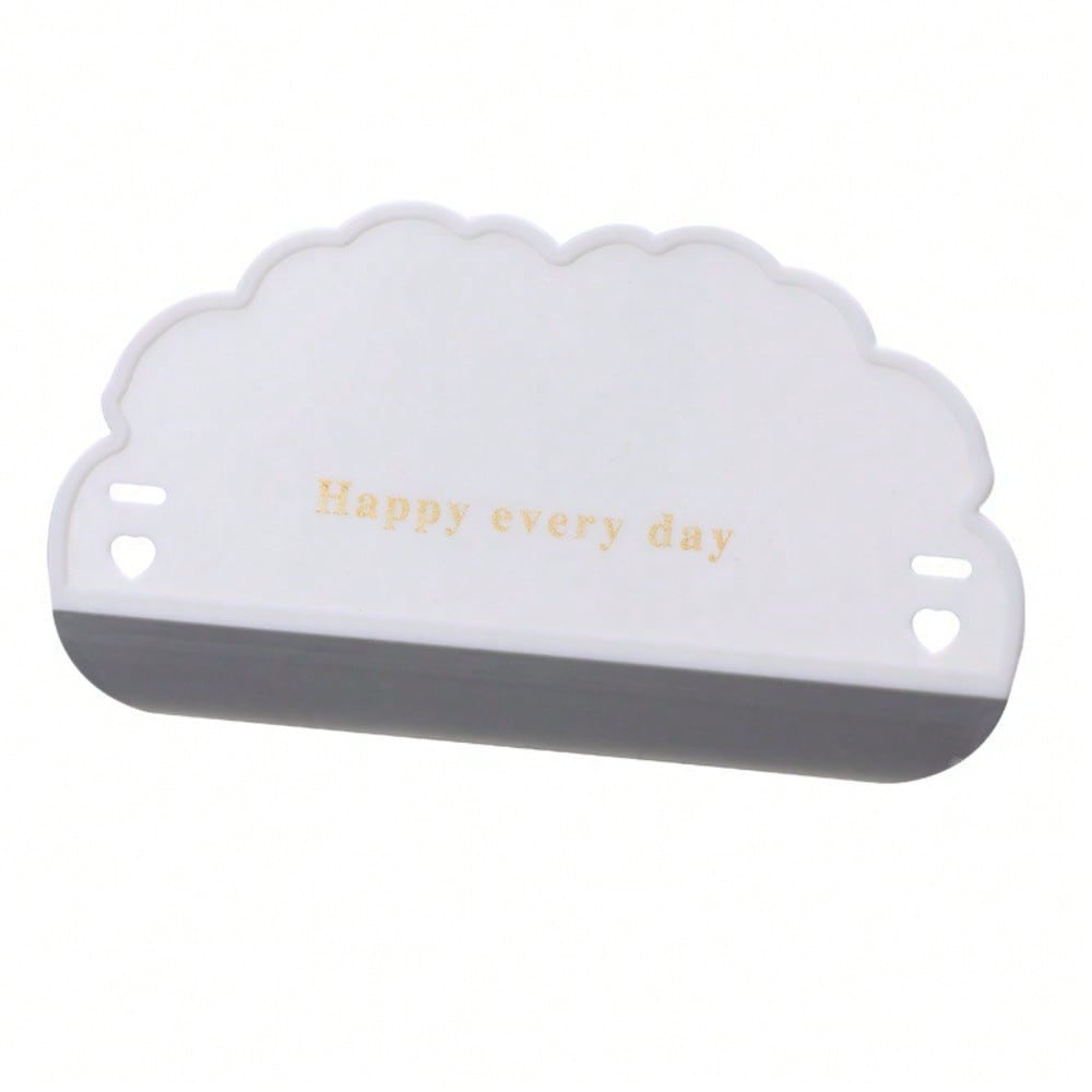 Mini Household Countertop Squeegee for Kitchen, Bathroom Sink, Shower Cleaning, Bathroom Mirror Glass Wiper, Non-Scratch Swan Design White