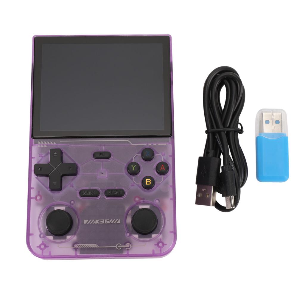 Handheld-Spielkonsole Dualer 3D-Joystick 3,5-Zoll IPS-Farbbildschirm Open Source Retro-Spielkonsole