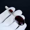Red Garnet Pendant, 925 Sterling Silver Handmade Jewelry, Red Garnet Silver Pendant, Party Wear Jewelry For Women's, Pendant New Year Gift