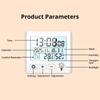 Desk Temperature Humidness Measurement Meter with Time Date Display for Indoor Home Thermometers Hygrometer Large Display