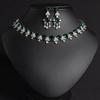 Women's Light Luxury Design Elegant Zircon Tassel Necklace Earring Set Fashionable And Versatile With A Unique Design Sense