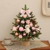 Christmas Tree Christmas Decorations Indoor Arbol De Navidad Con Luces Small Christmas Tree with Lights Warm Wooden Base for Christmas Decor Home
