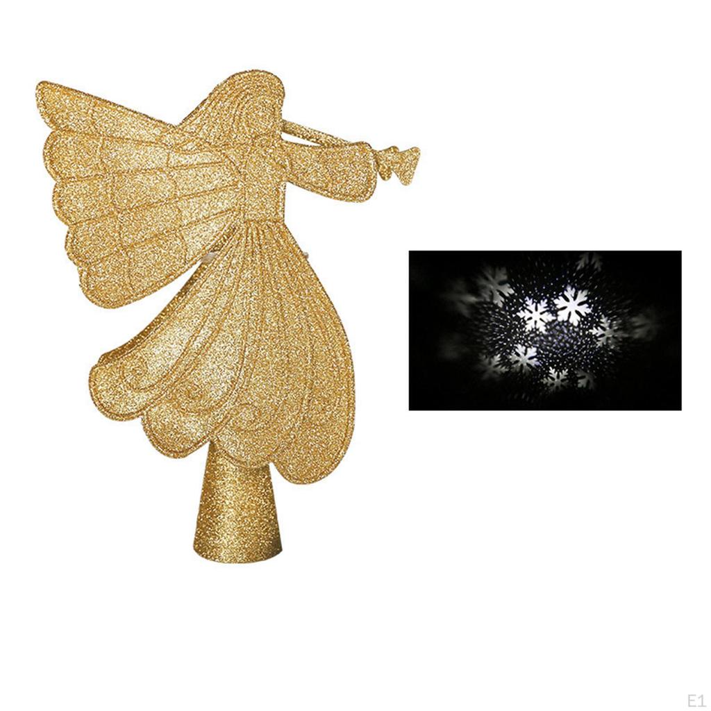 Christmas Lighted 3D Angel Snowflake Lights for Bedroom Tree Party Children Kids Gift