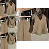 Adorable Korean Childrens Autumn Winter Outfit With Cozy Hooded Sweater And Long Pants For Girls Aged 3 To 8