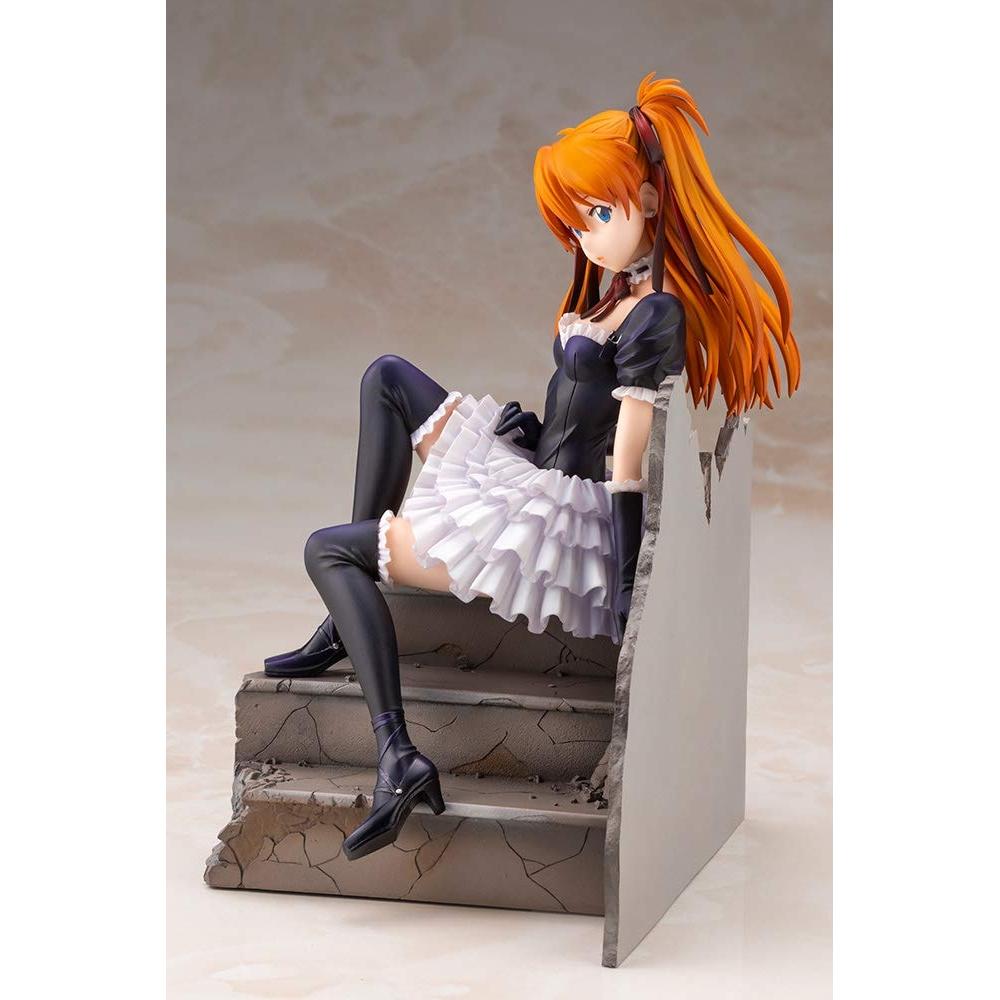 Neon Genesis Evangelion Soryu Asuka Langley ~Gothic Lolita ver.~:RE 17 Scale PVC Painted Finished Figure