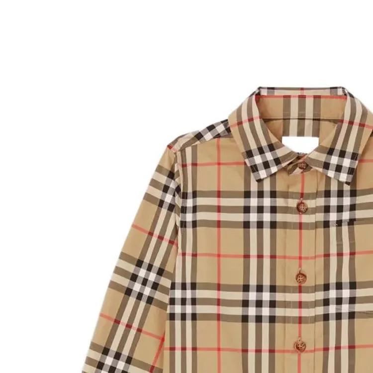 Burberry Shirt Kids' Apparel FW22 Yellow 80596371 Kids' (Unisex) Casual Shirts 80596371