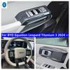 Window Lift Button/ Steering Wheel / Inner Door Handle Bowl Cover Trim Accessories For BYD Equation Leopard Titanium 3 2024 2025