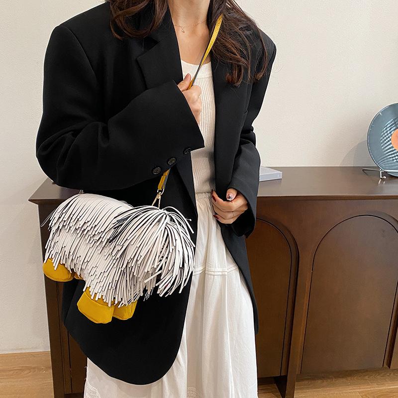 Original Bags for Women 2024 Tassel Dog Handbags Designer Luxury Bag Small Shoulder Crossbody Bags