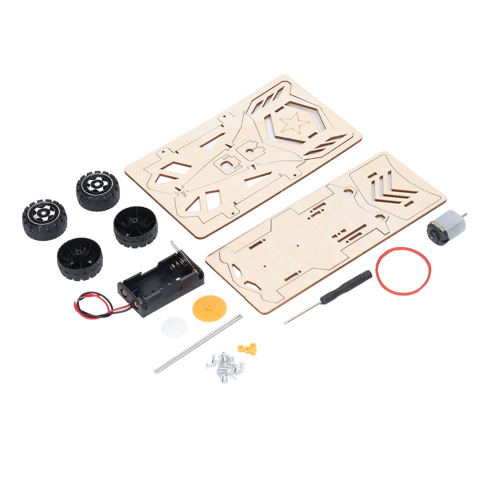 

Деревянные модели машин наборы 4 колеса гоночный автомобиль строительство головоломки DIY научный эксперимент