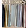 Popular temperament Liu Guang soup skirt~ acetic acid satin fishtail skirt skirt skirt women's spring new thin hip skirt