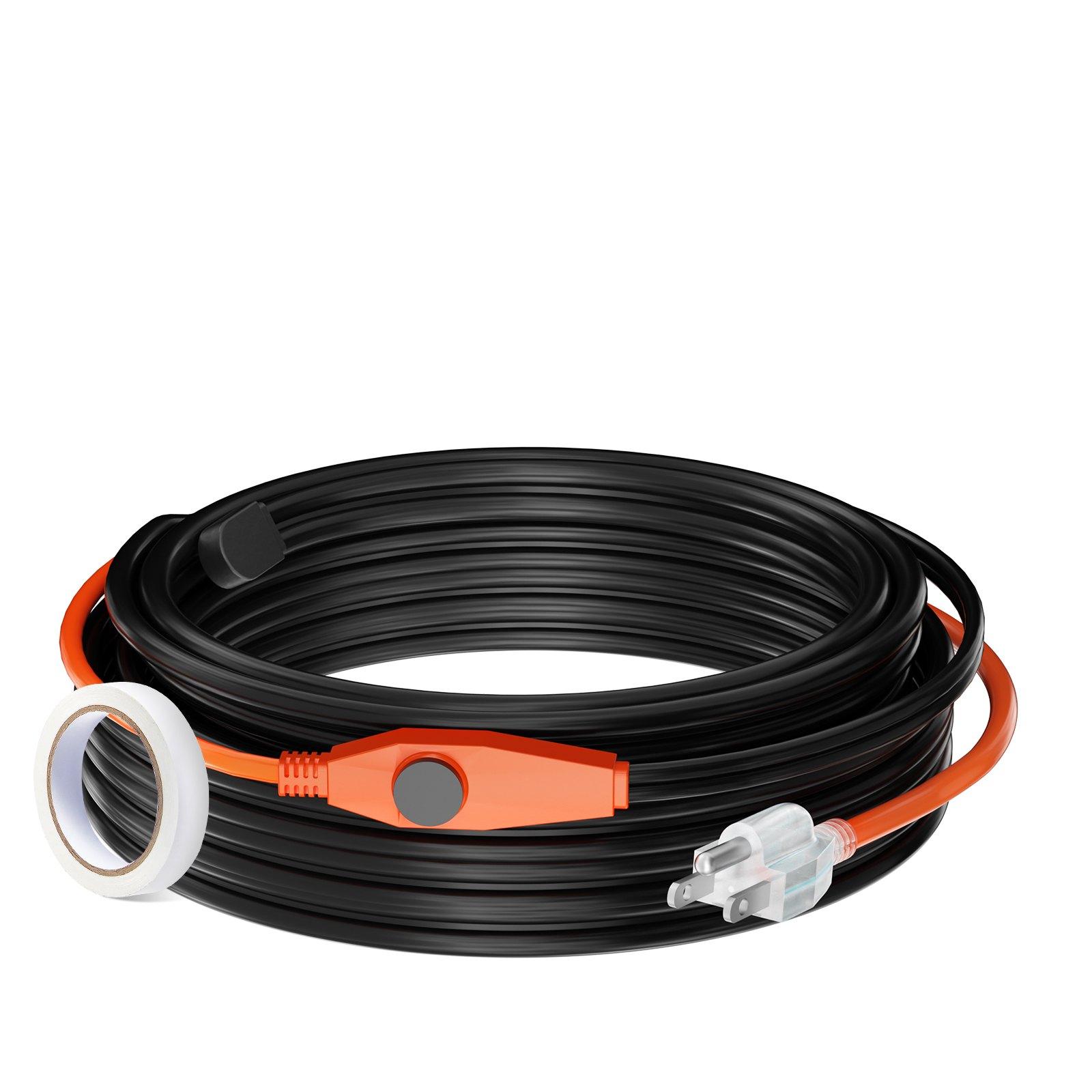 VEVOR Pipe Heating Cable, 25m 23W/m