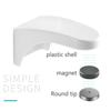 Magnetic Soap Holder Bathroom Shower Dish Plates Storage Box Wall Mounted Self Adhesive Soap Dishes for Wall Shower