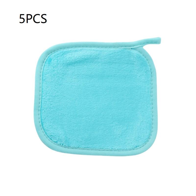 5/7ks utěrky na obličej z mikrovlákna, opakovaně použitelné utěrky na odlíčení, ručníky na make-up, hloubkově čistící podložky na obličej, kosmetické nástroje pro péči o pleť