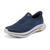 Skechers Go Walk 8 Comfortable & Versatile Trend Flash Walking Low-Top Casual Shoes Men's Blue