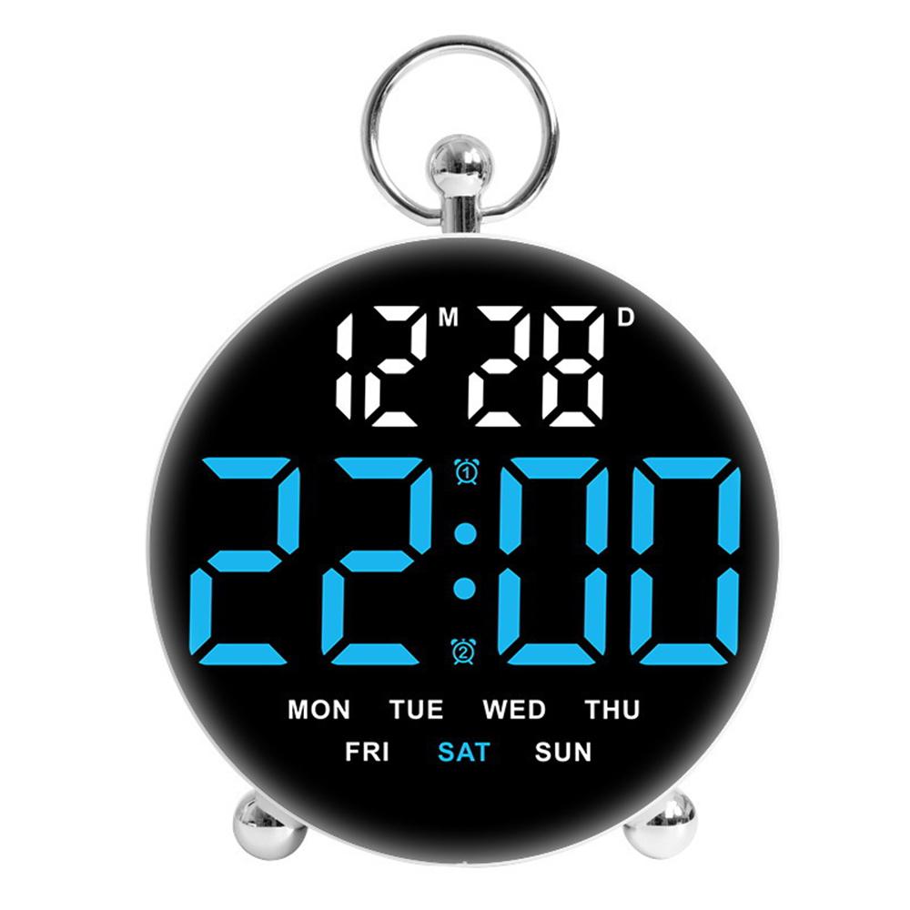 8029 LED Digital Alarm Clock Multi Function Students Electronic Desk Clock with Large Display