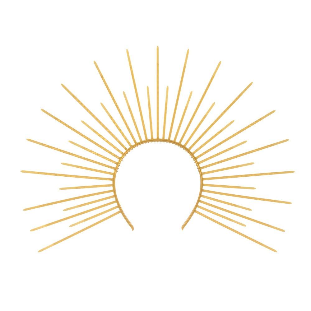 Sun God Halo Headband Star Tiara Headdress Fashion Halloween Headband  Ladies/Girls