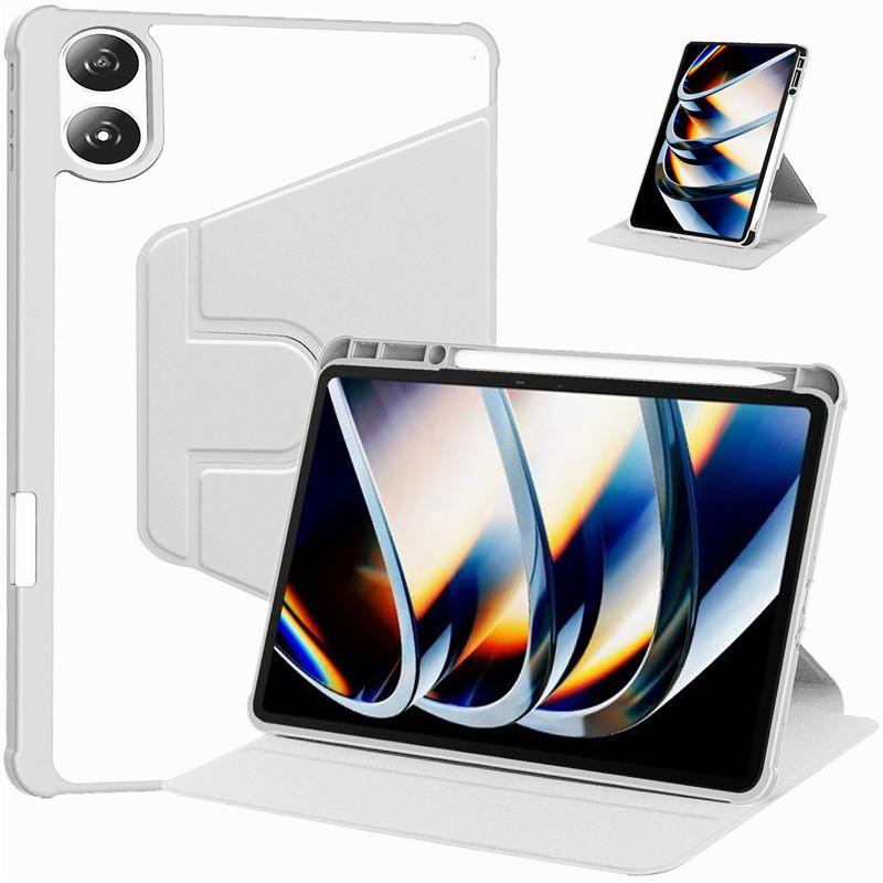 Infinix XPad20 Tablet Case: 11" Acrylic Rotating Pen Protective Cover