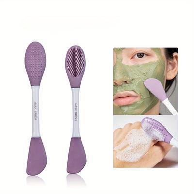 Silikonový štětec na čištění obličeje a masku 2v1 Peelingový peelingový peeling na obličej s peelingem na černé tečky Nástroje na hluboké čištění