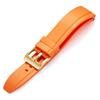 For Omega fossil Citizen Tag Heuer Rolex silicone watchband Quick release rubber strap 20mm 22mm 24mm men Yellow white bracelet