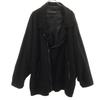 Unrelaxing Faux Suede Double Riders Jacket Black Women Used