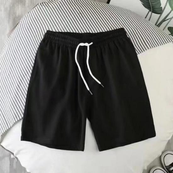 Men's Ice Silk Mesh Loose Beach Shorts - Summer Casual Sports 4-Point Boxers, Size 34
