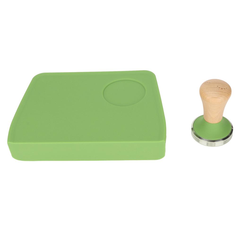 Coffee Tamper Mat with Tamper Slot Dustproof Oil Proof Tamping Mat Coffee Pad Tamper Kit