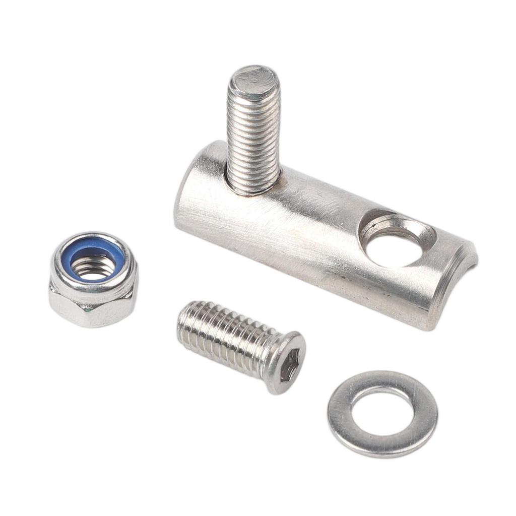 Bike Front Derailleur Extender Stainless Steel With 15 5mm Adjustable Distance