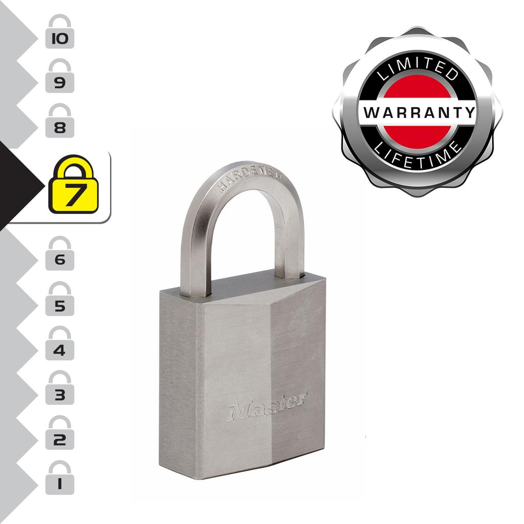 Master Lock Marine Padlock with Key, 71x40x21 mm