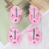 4pcs Summer Breathable Pets Dog Boots Mesh Sandals Dog Shoes Anti-slip Sneakers Pet Supplies (Pink) - Size 4