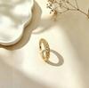 Exquisite Cable Knit Open Finger Ring - Creative Design Inspired by Fashion Trends