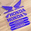 ZLQ4  Car Reflective Stickers Hollow Letter Carved Decals for Honda Motorcycle Helmet Scooter Tail Box Shock Absorber Decoration