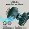 Personal Cooling Fan Strong Airflow Adjustable 3-speed Waist Fan Portable Silent Mini Bladeless Electric Fan