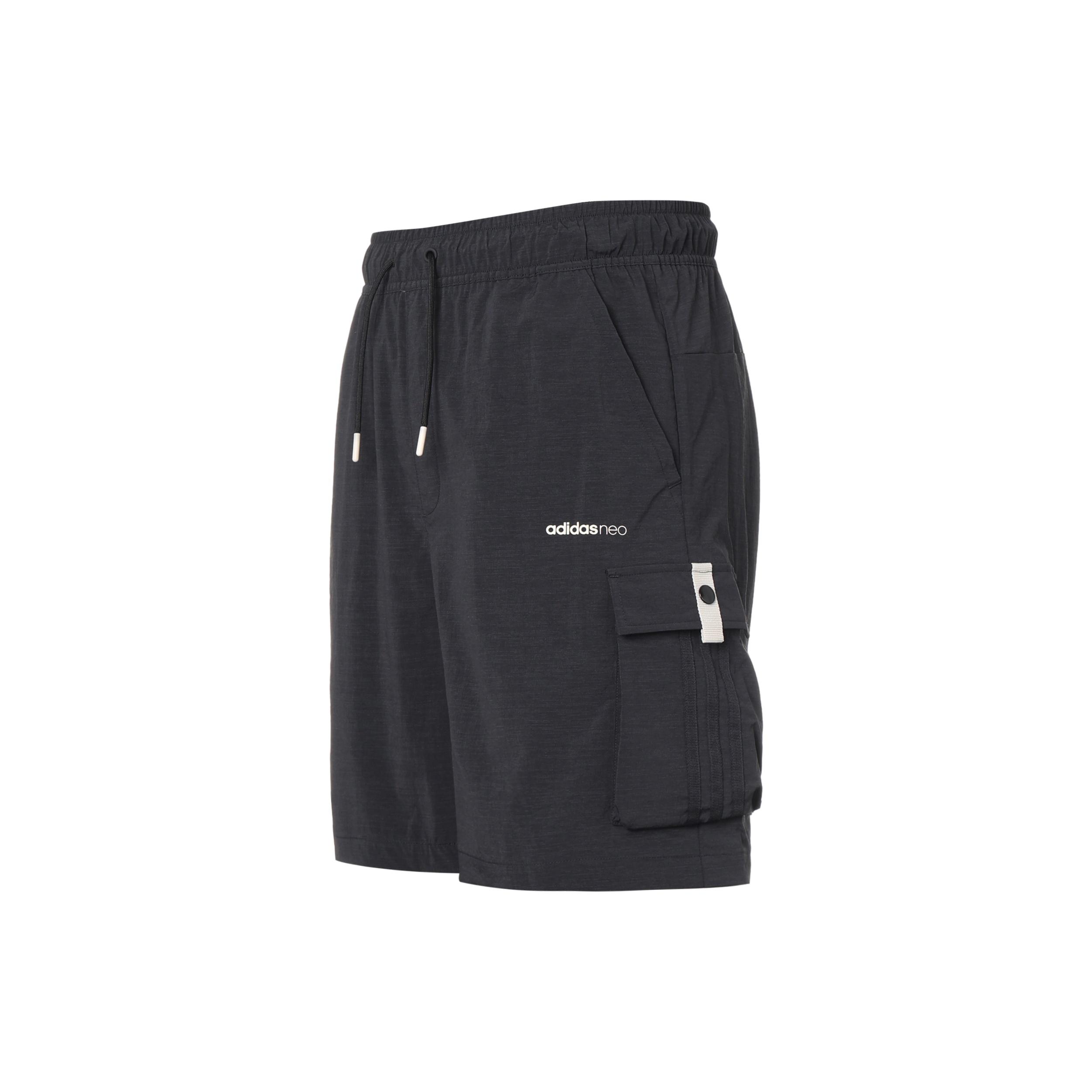 adidas neo Sw Wvn Ut Sh Leisure Sports Pocket Shorts Men s Black H45165 XS