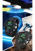 Sanda Men's Casual Sports Waterproof Dual Display Digital Watch