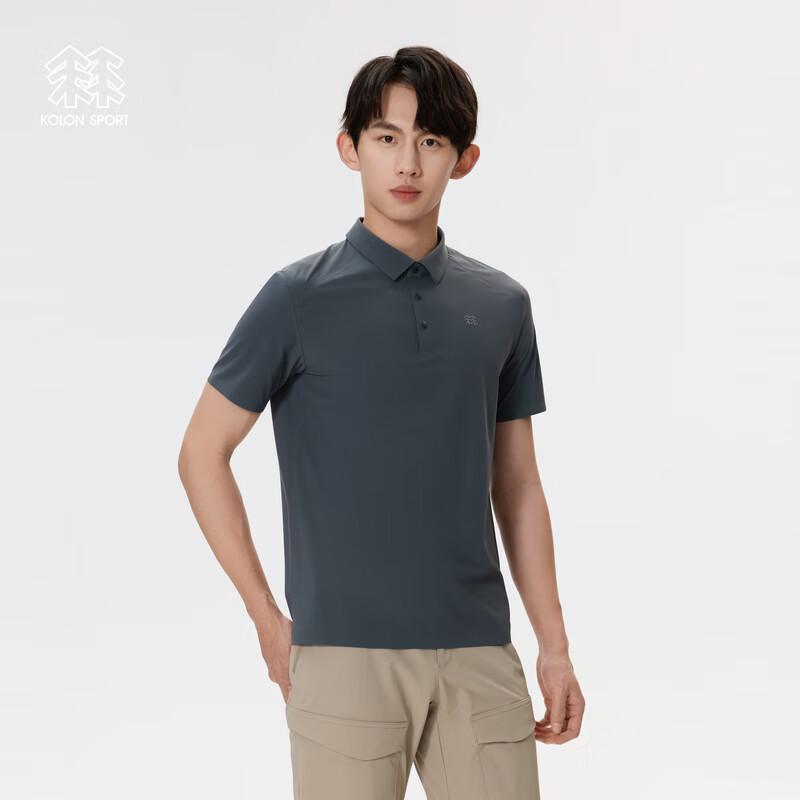 

KOLON SPORT Men s X-COT Short Sleeve Polo Shirt M