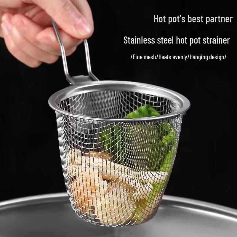 Heißtopf-Schöpflöffel-Set aus Edelstahl