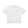 Heavyweight Pure Cotton American Embroidered White Short-sleeve T-shirt for Women, New Design Niche Summer Loose Top