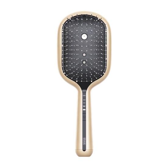 Electric Spray Air Cushion Brush, Cordless Vibration Head Massager Brush, Anti-Static Frizz Control Hair Oil Misting Detangler Brush for Dry Damaged