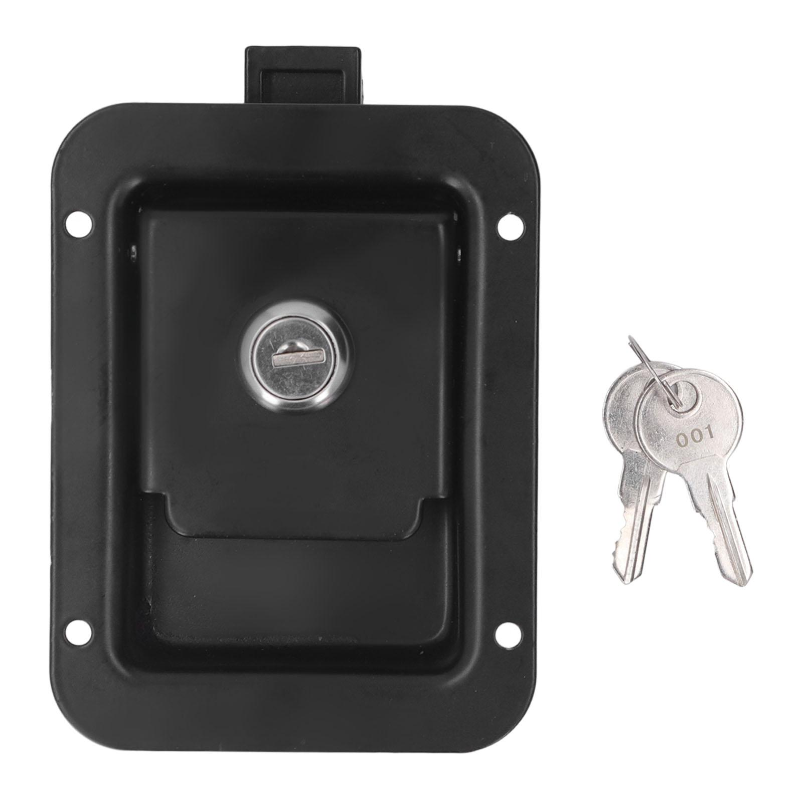 Travel Trailer Lock Heavy Duty Stainless Steel Versatile Flush Mount Toolbox Lock for Cabinet RV Truck Travel Trailer Lock