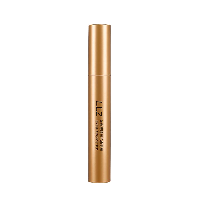 Lilin Zhi Radiant Beauty Three-Color Eyeshadow Stick - Gradient Pearlescent Shimmer for Effortless Under-Eye Contouring.