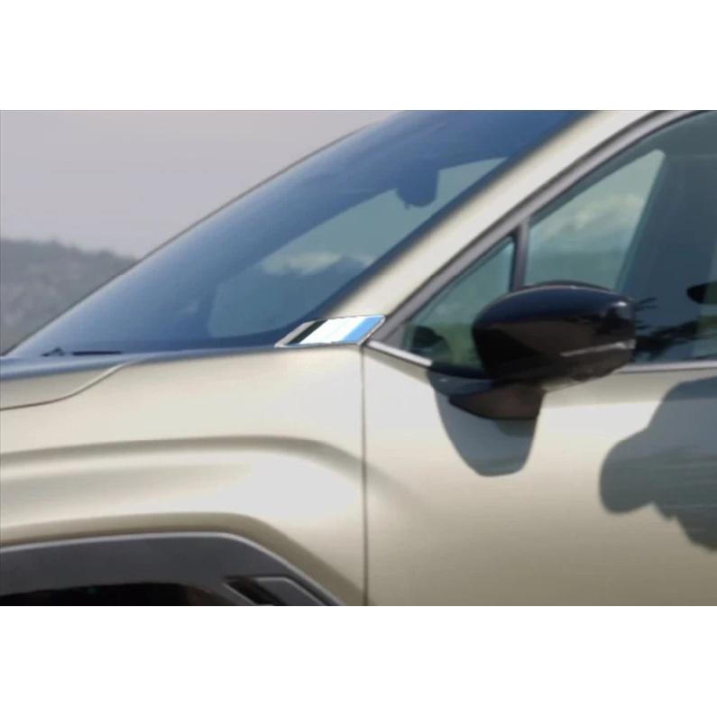 For Subaru Forester 2025 2026 Car Accessories ABS Chrome Mirror Surface MIRROR BRACKET A And C Pillar window cover Trim