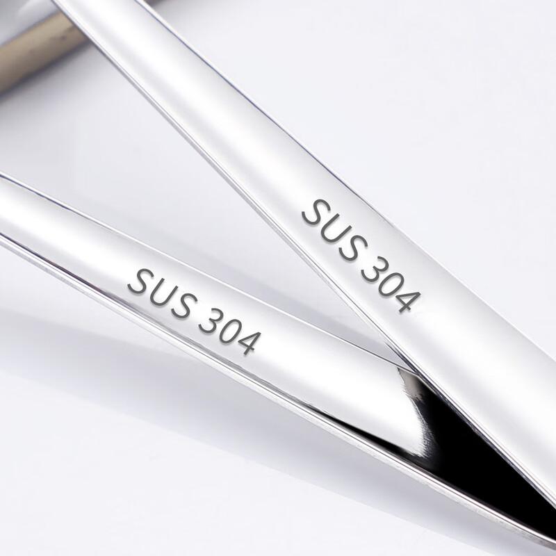 304 Stainless Steel Flat Bottom Baby Spoon