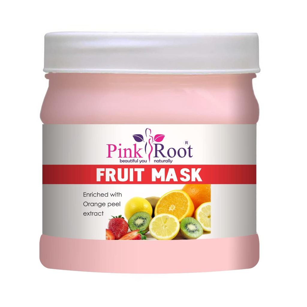 Pink Root Aloe Vera Gel Scrub 500gm with Fruit Mask 500gm