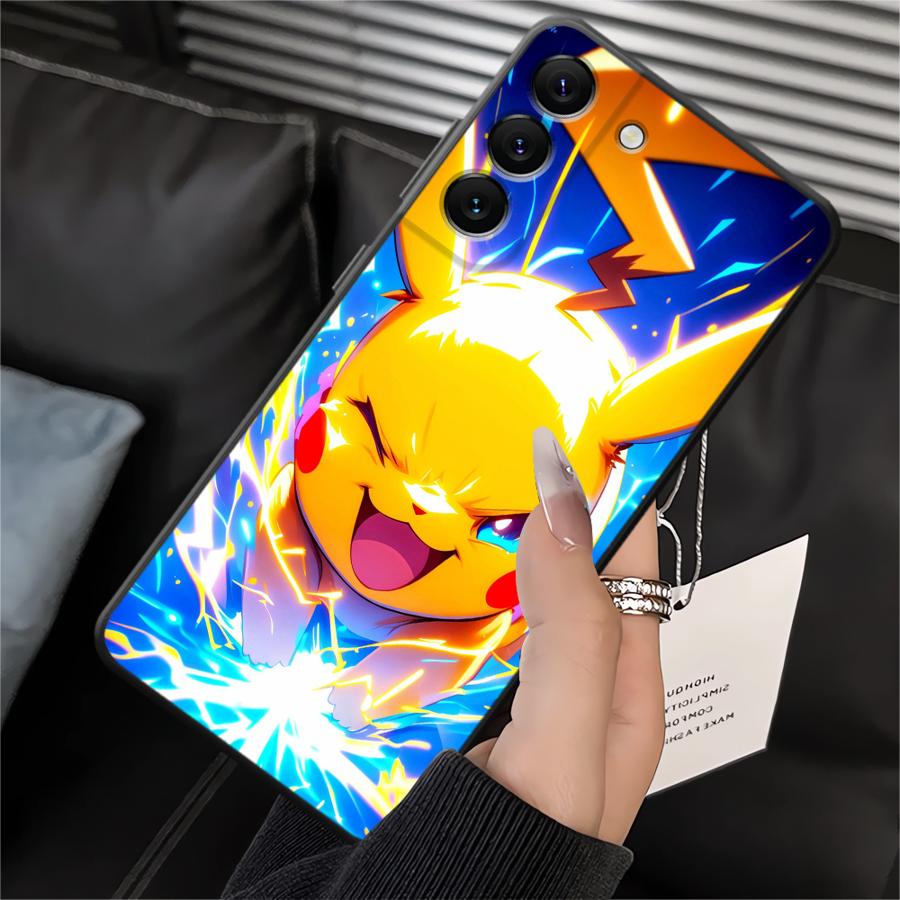 Mignon Pokemon Pikachu Housse Coque de Téléphone pour Samsung Galaxy A05 A15 A70 A04 A06 A13 A20 A50 A17 A16 A40 A12
