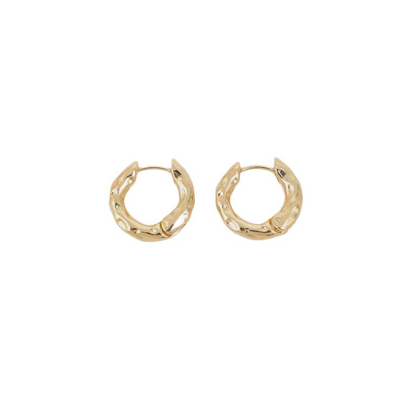 Elegant Women's Geometric Circle Clip-on Earrings – Simple, Stylish, and Luxurious