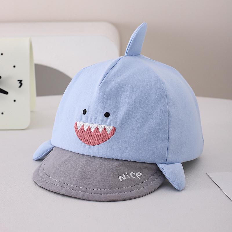 

Adorable Shark Baby Baseball Cap - Soft, Breathable, Sun Protection, Unisex, Versatile for Spring and Autumn 50cm for 1-3 years old