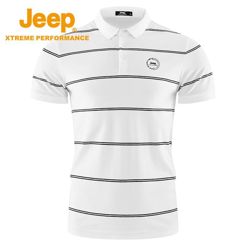 Jeep Men s Casual Sport Short Sleeve Polo T-Shirt L