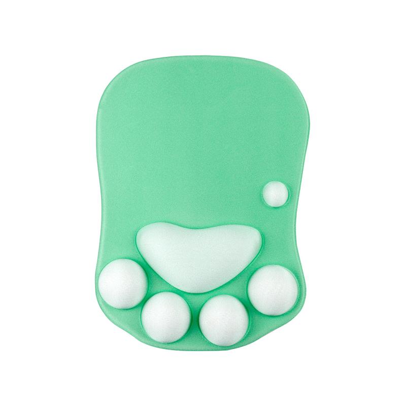 Wrist Rest Support for 3D Mouse Pad Cat's Paw Circle Coaster Gaming Mouse Pad Ergonomic Gel Memory Foam for Computer, Laptop