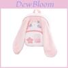 Plush Cartoon Double Drooping Ear Rabbit Shoulder Backpack For Kids With Breathable Soft Material And Phone Pocket
