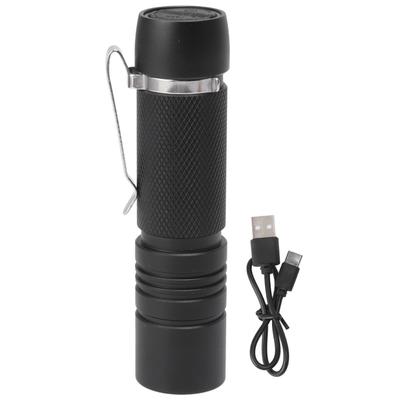 Rechargeable Mini Flashlight 700LM Super Bright LED Small Pocket EDC Flashlight with Clip for